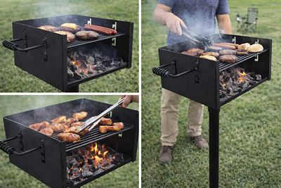 Image showing  Heavy-Duty Large Park Grill