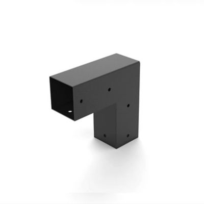 FeldHawk 4 x 4in. Black L Bracket