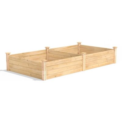 Image showing  Classic Cedar Raised Garden Bed, 4 ft. x 8 ft. x 14 in. (1/2 in. Thick)