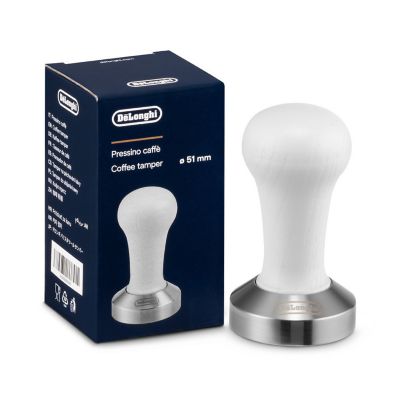 DeLonghi 51mm Coffee Tamper, White