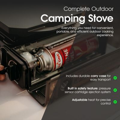 Image showing  10,000 BTU Dual Fuel Camp Stove