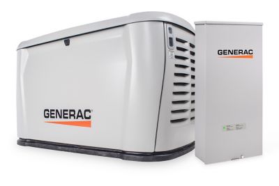 Generac Home Standby Generator 14kW Dual Fuel (LP/NG) 200 Amps Home Standby Generator Automatic Transfer Switch Included
