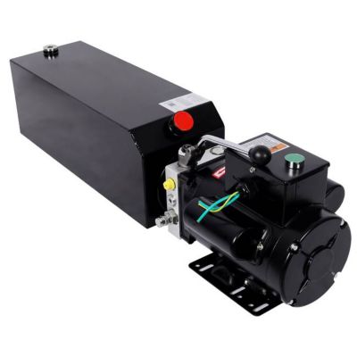 TMB Heavy-Duty Hydraulic Power Unit, AC 220 V Single Phase, 16 qt. Oil Reservoir