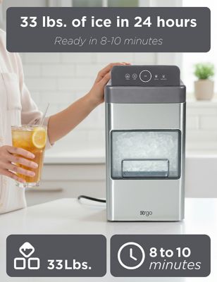 Image showing  The Nugget Countertop Ice Maker, Makes 33 lb. in 24 Hours, Nugget Shaped in 2 Sizes