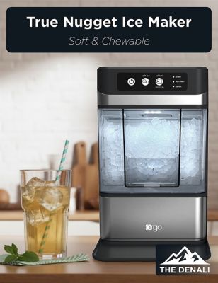 Image showing  The Denali Countertop Ice Maker, Makes 50 lb. in 24 Hours, Stainless Steel Ice Maker