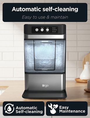 Image showing  The Denali Countertop Ice Maker, Makes 50 lb. in 24 Hours, Stainless Steel Ice Maker