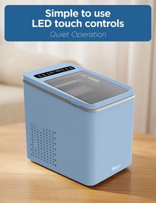 Image showing  The Maverick Countertop Ice Maker, Makes 23 lb. in 24 Hours, Bullet Shaped in 2 Sizes