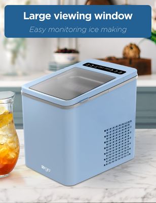 Image showing  The Maverick Countertop Ice Maker, Makes 23 lb. in 24 Hours, Bullet Shaped in 2 Sizes