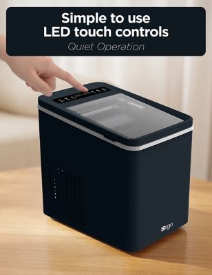 Image showing  The Maverick Countertop Ice Maker, Makes 23 lb. in 24 Hours, Bullet Shaped in 2 Sizes