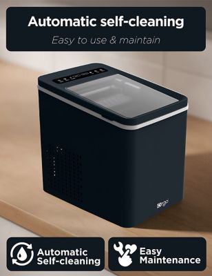 Image showing  The Maverick Countertop Ice Maker, Makes 23 lb. in 24 Hours, Bullet Shaped in 2 Sizes
