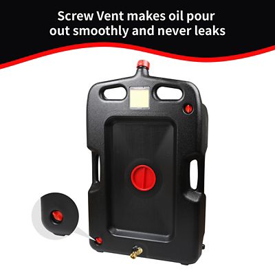 Image showing  15 gal. Oil Drain Pan, Black
