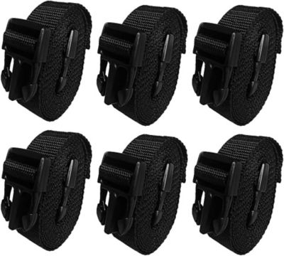 Seal Skin Covers Boat Cover Tie Down Straps 3 pk., Quick Release Buckle, Durable Straps, Black, 1 W X 78in. L
