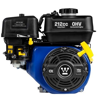 Image showing  212cc 3/4 in. Recoil Start Gasoline Engine, 4-Stroke OHV Horizontal Shaft