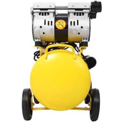 Image showing  2.5 hp Silent Portable Air Compressor 13 gal., Yellow