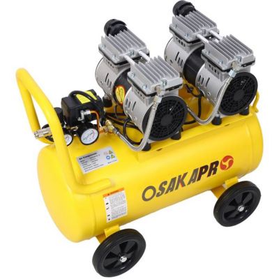Image showing  2.5 hp Silent Portable Air Compressor 13 gal., Yellow