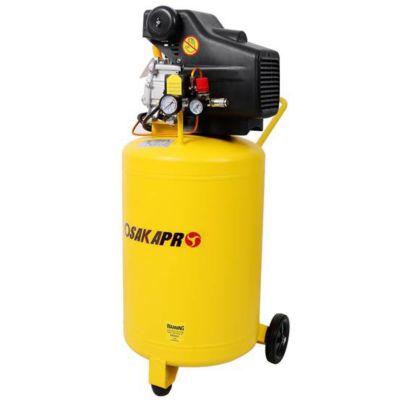 Image showing  21-Gal Portable Air Compressor 110 V/60 Hz, 2.5 hp, Max 115 PSI, Yellow