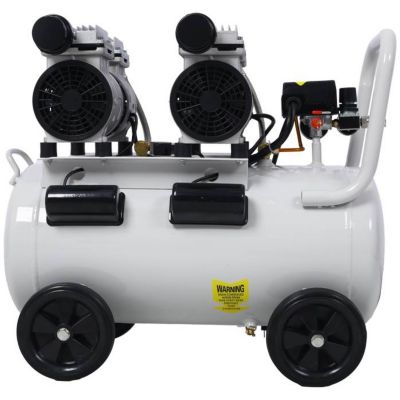 Image showing  2.5 hp Silent Portable Air Compressor 13 gal., Light Gray