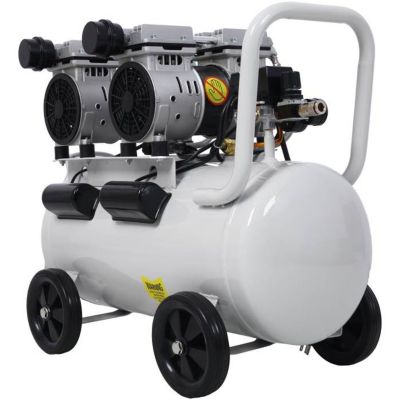 Image showing  2.5 hp Silent Portable Air Compressor 13 gal., Light Gray