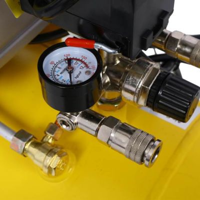 Image showing  3.5 hp Portable 10 gal. Oil-Lubricated Ultra Quiet Air Compressor Tank