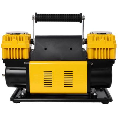 Image showing  12 V Dual Cylinder Heavy Duty Air Compressor, Max 150 PSI