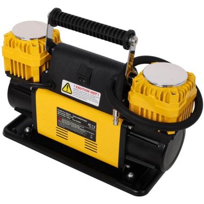 Image showing 5 th TMB 12 V Dual Cylinder Heavy Duty Air Compressor, Max 150 PSI