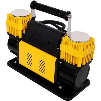 Image showing 6 th TMB 12 V Dual Cylinder Heavy Duty Air Compressor, Max 150 PSI