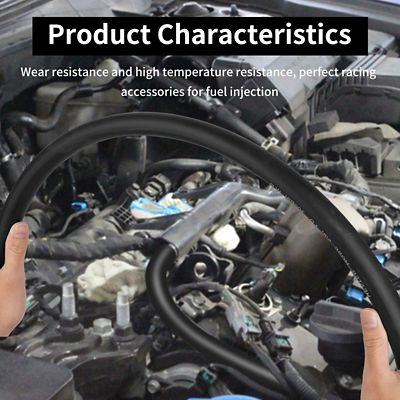 Image showing 4 th Eisen 3/8 in. Fuel Line Hose 10 ft. Nbr Rubber Hose For Automotive Fuel Systems Engines