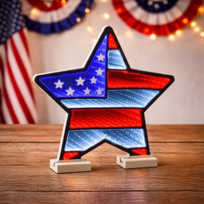 Image showing  Americana Flag Star Ekkolight 13.5 in. H