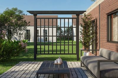 Image showing  Wildwood 79.5 in L x 90 in H Cedar Privacy Trellis