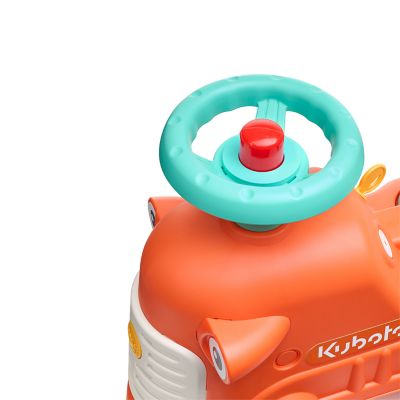 Image showing  Kubota Push Ride-on Tractor with Walking Aids for Toddlers 1-3 years