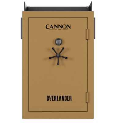 Cannon Overlander 64-Gun, 33.3 cu. ft. 60 Min. Fireproof Gun Safe with Electronic Lock, Sand