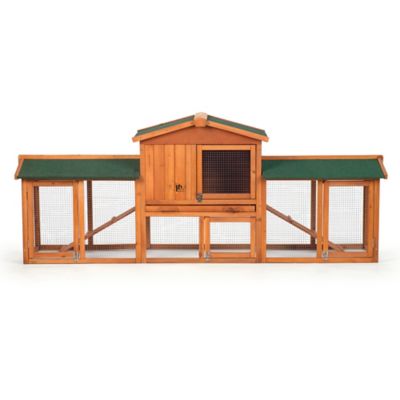 Prevue Pet Products Rabbit Hutch with Double-Run