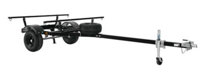 Image showing 2 th Malone MicroSport Overland Trailer Package, 1 Jack Stand, 2 Stabilizers, Spare Tire, Tent not Included