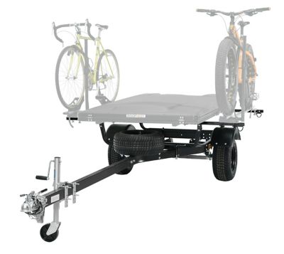 Image showing 6 th Malone MicroSport Overland Trailer Package, 1 Jack Stand, 2 Stabilizers, Spare Tire, Tent not Included