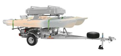 Malone MegaSport Overland Angler, Spare Tire, 2 Stabilizers, 2nd Tier, Storage Drawer, Basket, 2 Sets Bunks