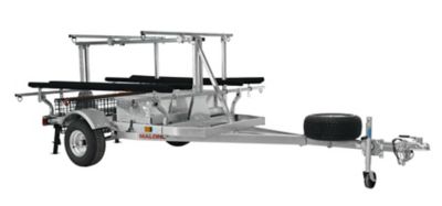 Image showing  MegaSport Overland Angler, Spare Tire, 2 Stabilizers, 2nd Tier, Storage Drawer, Basket, 2 Sets Bunks