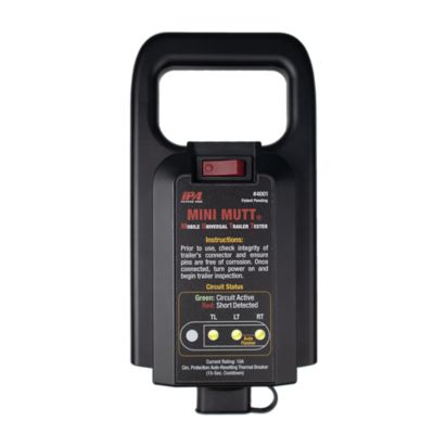 Innovative Products of America Mini MUTT 4-Pin Trailer Tester, For use with DeWalt compatible batteries