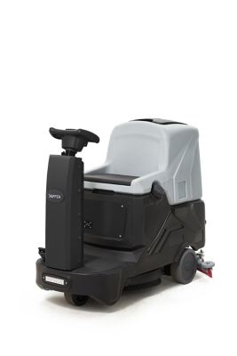 Dapper Supply Battery Powered Ride-On Commercial Floor Scrubber Machine, 22 in.