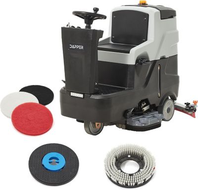 Dapper Supply Ride on Floor Scrubber 34 in.