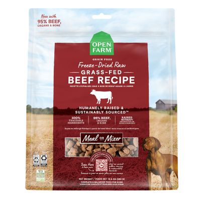 Open Farm Grass-Fed Beef Freeze Dried Raw Morsels for Dogs