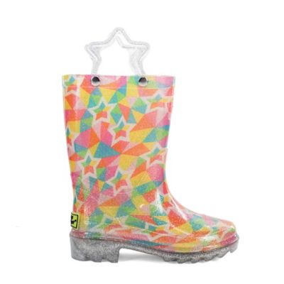 Image showing  Star Kaleidoscope Lighted Rain Boot