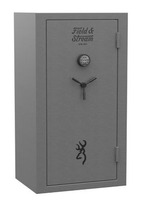 Field & Stream 38 Gun 28 cu. ft. Electronic Buckmark Gun Safe, 58 x 32 x 24in., Gray