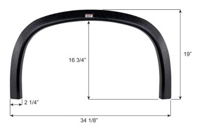 Icon Fender Skirt, Single, Thor, FS6090, Black