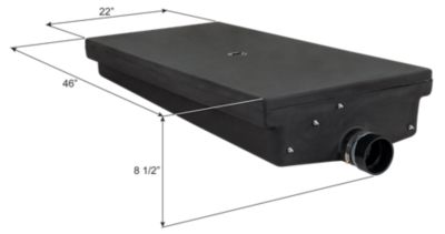 Icon Holding Tank, H4638, 46x22x8.5, 27 gal., H877001