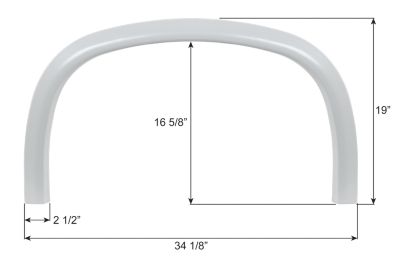 Icon Fender Skirt, Single, Thor, FS6091, Sterling