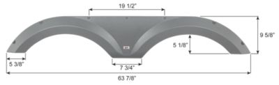 Icon Fender Skirt, Tandem, Jayco, FS6290, Grey