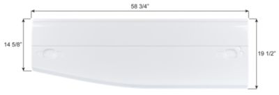 Icon Panel, Valance, Outer, RH, Winnebago, 160263-02