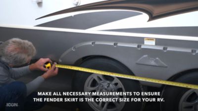Image showing  Fender Skirt, Tandem, Keystone, FS6702, Polar White