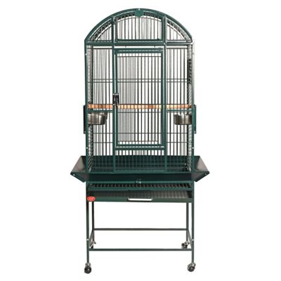 A&E Cage HQ Dome Top Cage, Small, Green