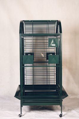 Image showing  HQ Dome Top Cage - Large, Green